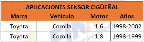 Sensor Cigeal Toyota Corolla 1.6 1.8 Foto 6