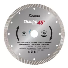 Disco Diamantado 200 Mm Linha Zapp Para Chanfro 45° Cortag