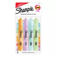 Marcadores Resaltador De Texto Colores Pastel X4 Sharpie