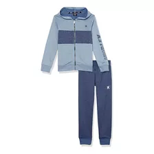 Hurley Boys Solar Zip Up Hoodie Jogger Pants 2-piece Outfit 