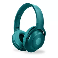 Audífonos Bluetooth Tipo Dj Con Mic Y Batería Recargable Color Verde