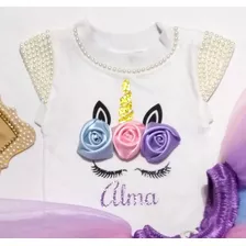 Body/remera De Unicornio Perlado