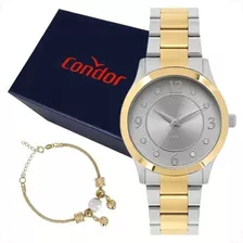 Kit Relógio Condor Feminino Co2036kve/k5c C/ Garantia Nf