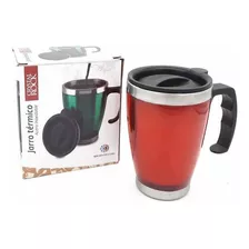 Vaso Termico Acero 450 Ml Jarro Plastico Frio Caliente Taza