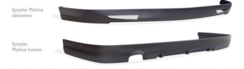 Kit Platina Spoiler Difusor Trasero Estribos Nissan Platina  Foto 4