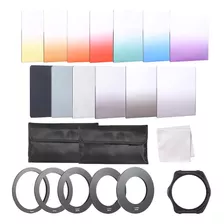 Andoer - Kit De Filtros Cuadrados De Colores Completos Para 