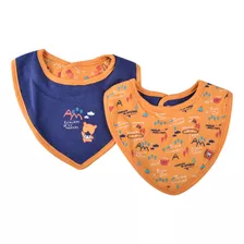 Set 2 Pzas Bandana Bebé Niño Multicolor Pillin (pvx231sur)