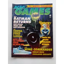 Revista Ação Games Nº 27 - 1992 - Batman Returns, Terminator