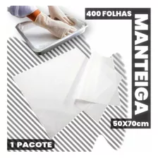 Papel Manteiga Forma Assar Bolo Padaria Panificadora 50x70