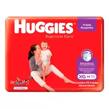 Fraldas Huggies Supreme Care Fralda Roupinha Xg