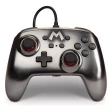 Control Joystick Acco Brands Powera Enhanced Wired Controller For Nintendo Switch Mario Silver