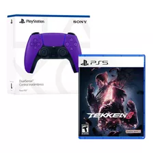 Mando Ps5 Dualsense Morado + Tekken 8