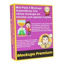 Mini Pacote Com 5 Mockups Automáticos Do Nosso Catálogo