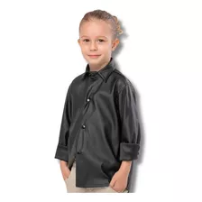 Camisa Couro Eco Estilosa Infantil Meninos