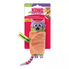 Brinquedo De Pelúcia Gatos Kong Pull A Partz Purrito Catnip