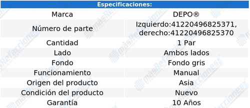 2 Faros Delanteros Depo Ecosport Del 2008 Al 2012 Foto 4