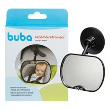 Espelho Retrovisor Para Carro Ver Bebê Cadeirinha - Buba Cor Transparente