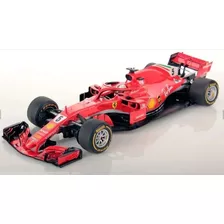 Miniatura F1 Ferrari Sf71-h Vettel 2018 Looksmart 1/18