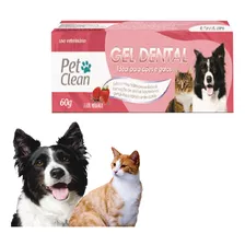 Gel Dental Pasta De Dente Creme Pet Clean 60g Cães Gatos