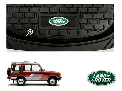 Tapetes 4pz Charola Logo Land Rover Discovery 1992 A 1998 Foto 4