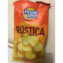 Batata Chips Rustica Lisa 80g Pratic Leve
