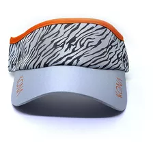 Viseira Beach Tennis Kona Hunter Zebra Texture