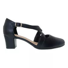 Sandalias Mujer Piccadilly Punta Cerrada 110156 Taco Bajo