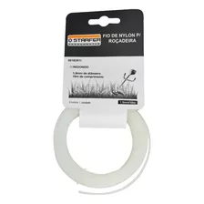 Fio Nylon Aparador Roçadeira 1.8mm X 10m Resistente Starfer Cor Branco