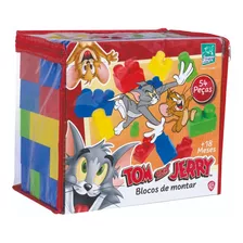 Blocos De Montar Super Legal Do Tom & Jerry Com 54 Peças