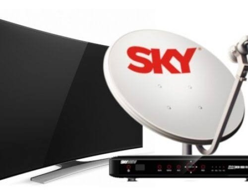 Antena Sky Livre Com 02 Aparelhos Hd Kit Compl 03 Anos Livre