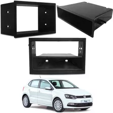 Moldura Painel 1 Din Cd Radio Usb Para Polo Hatch 2003 2004