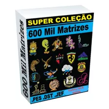 Pack 600 Mil Matrizes De Bordados Pes - Dst - Jef + Brinde