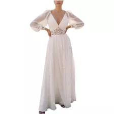 Vestido De Mujer Elegante Sling Slim Color Sólido Largo D 41