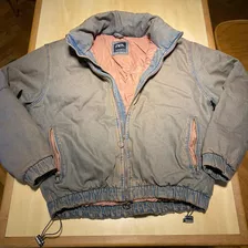 Campera Cazadora Acolchada Denim- Gris Antracita - Zara