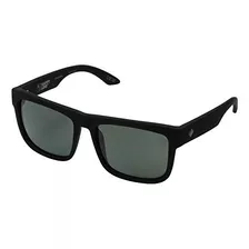 Gafas De Sol Spy Discord En Negro Mate Suave Con Lentes Pola