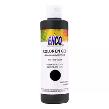 Colorante Comestible En Gel Super Negro Enco 2476 250 G.
