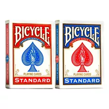 Kit 2 Baralhos Bicycle Standard Azul E Vermelho Cartas