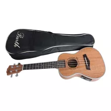 Ukulele Concert Barth Guitars Eletrico + Bag Personalizado