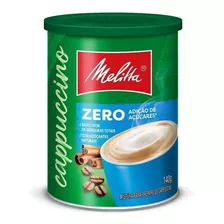 Cappuccino Solúvel Melitta Zero Adição De Açúcares Lata 140g