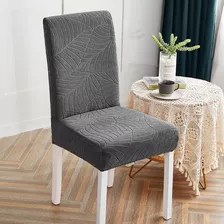 Funda De Silla Jacquard Tridimensional Para Comedor Oficina