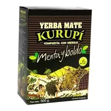 Kit 2 Unid Erva Tereré Menta E Boldo Kurupi Paraguaia 500g