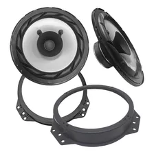 Combo Par Parlantes Cono Dual Con Aros Para Gol Corsa Vw