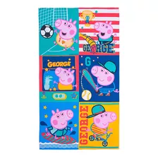 Toalha Infantil Banho Praia Felpuda Peppa Pig Licenciada