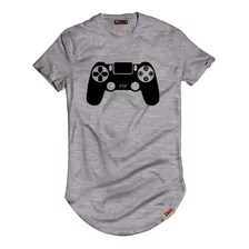 Camiseta Camisa Controle Ps 4 Blusa Gamer Estilo Longa