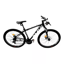 Mountain Bike Slp 25 Pro R29 18 21v Frenos De Disco Mecánico Cambios Shimano Tourney Tz31 Y Shimano Tourney Tz500 Color Negro/blanco/gris Con Pie De Apoyo 