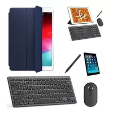 Capa Smart Azul Teclado Mou Pel, Stylus P/galaxy Tab S7 Lite