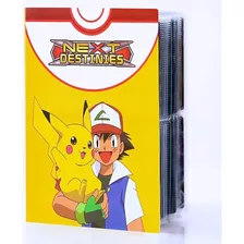 Álbum Cartas Pokémon Pikachu Com 240 Compartimentos Oferta