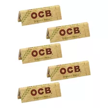 Combo De 5 Cajitas De Rolling Papers Cueros Ocb Organico #8