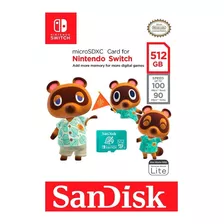 Memoria Microsdxl Sandisk 512 Gb Switch Animal Crossing