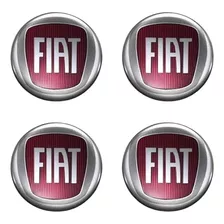 4 Emblema Adesivo Calota Fiat Palio Uno Siena Stilo Idea 48m